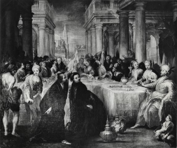 Sciacca, Francesco — Celesti Andrea - sec. XVII/ XVIII - Convito di Baldassarre — insieme